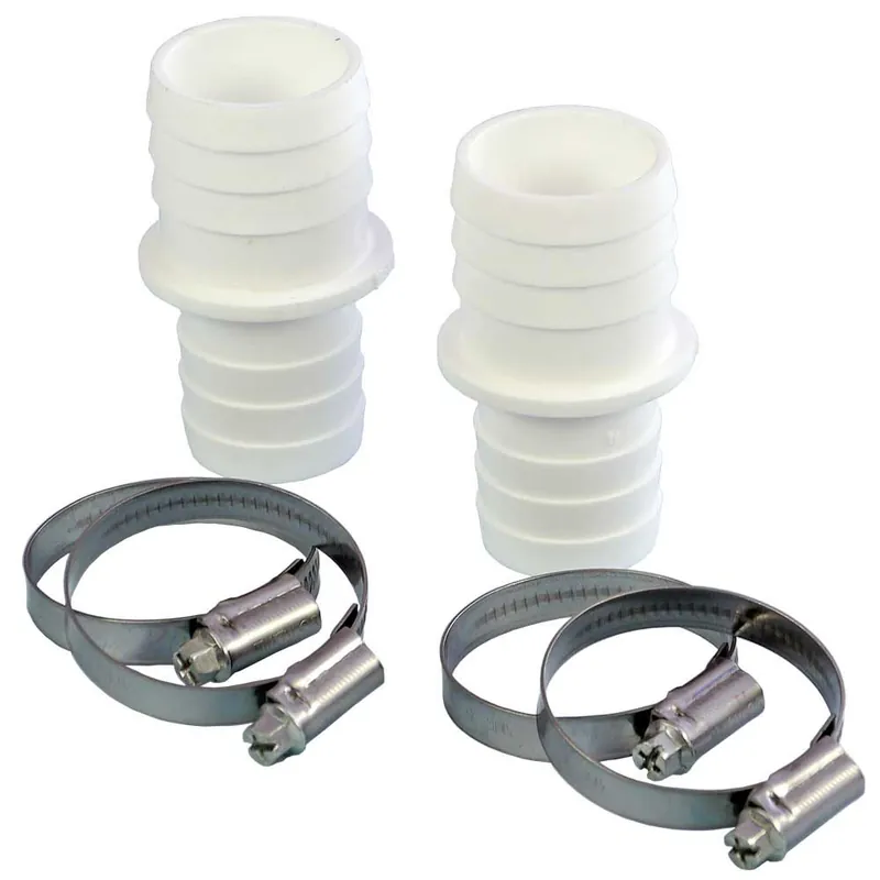 Kracherpreis 2 Stk. Schlauchverbinder Ø 32/38mm + 4 Edelstahlschellen