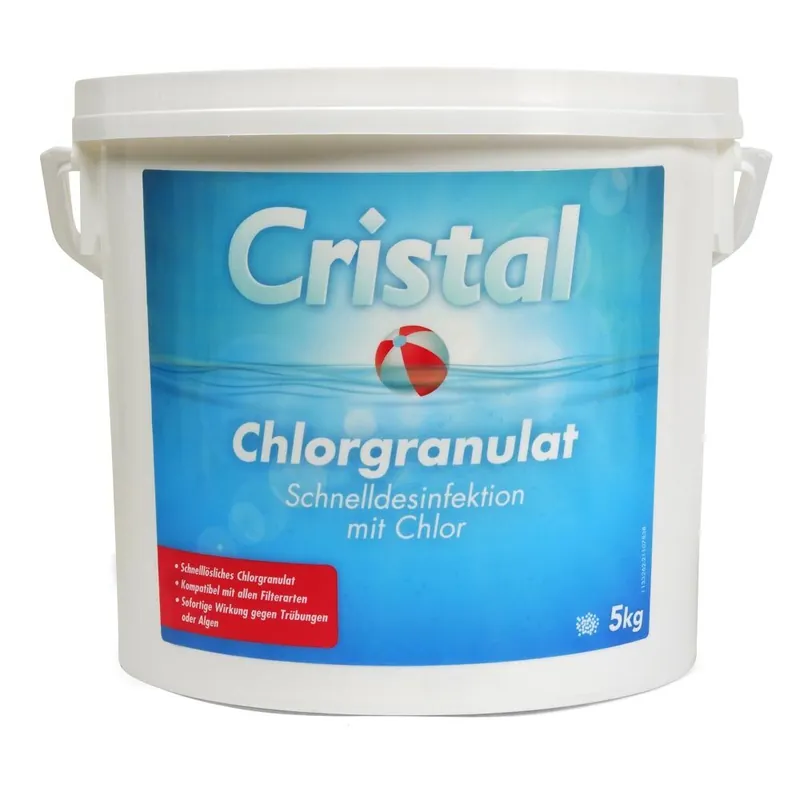 Jetzt Bestellen CRISTAL Chlorgranulat schnell löslich 5,0 kg