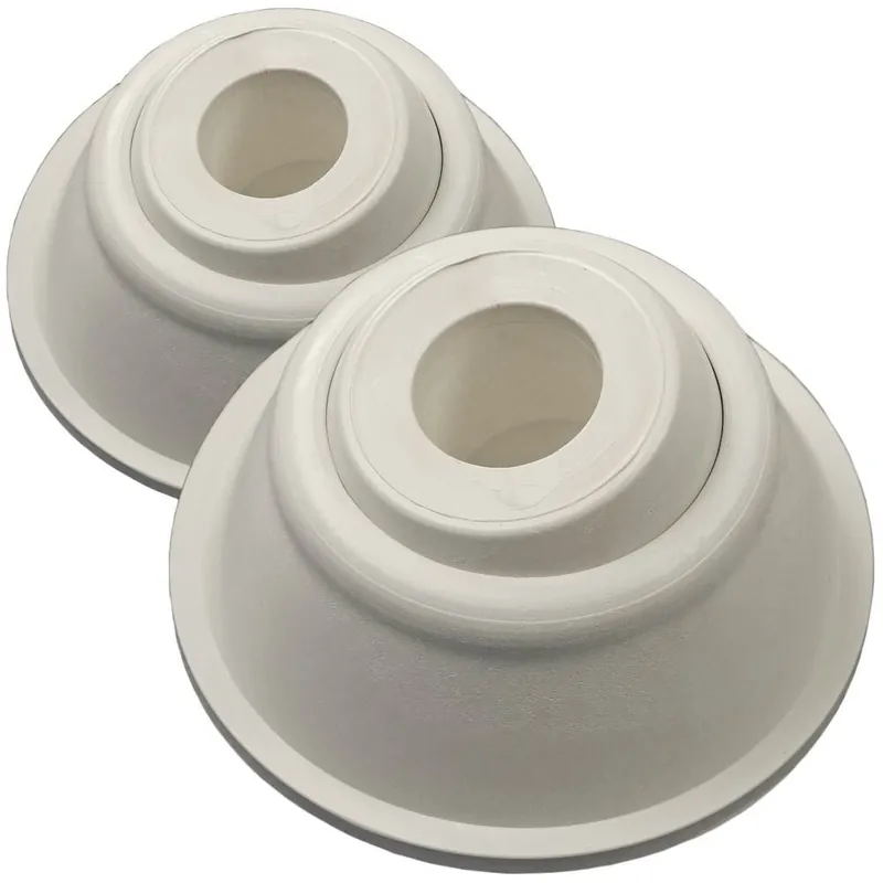 Fuß für Hochbeckenleiter mit Kugel 28mm weiß (2 Stk.) Sale