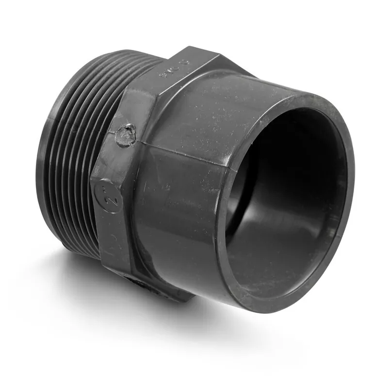Gewindemuffe Klebemuffe d 50mm x 2'' AG Echt