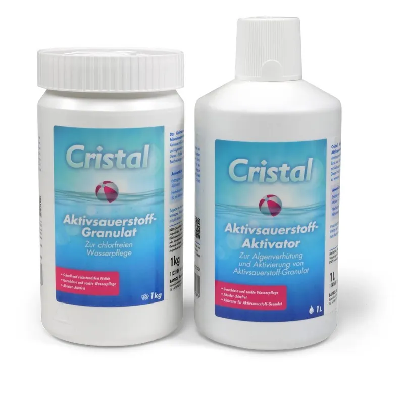 CRISTAL Spar-SET Aktivsauerstoff Granulat + Aktivator Beliebt