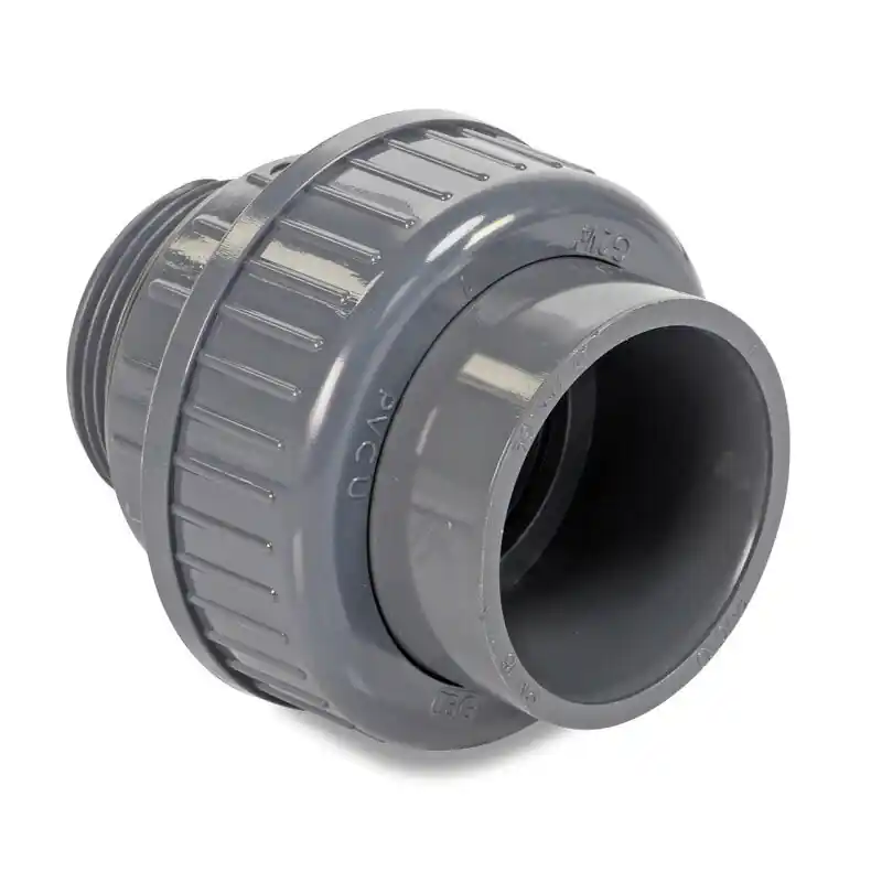 d 50 PVC Klebemuffe - 1 1/2" Verschraubungen + O-Ring Sichere Zahlung