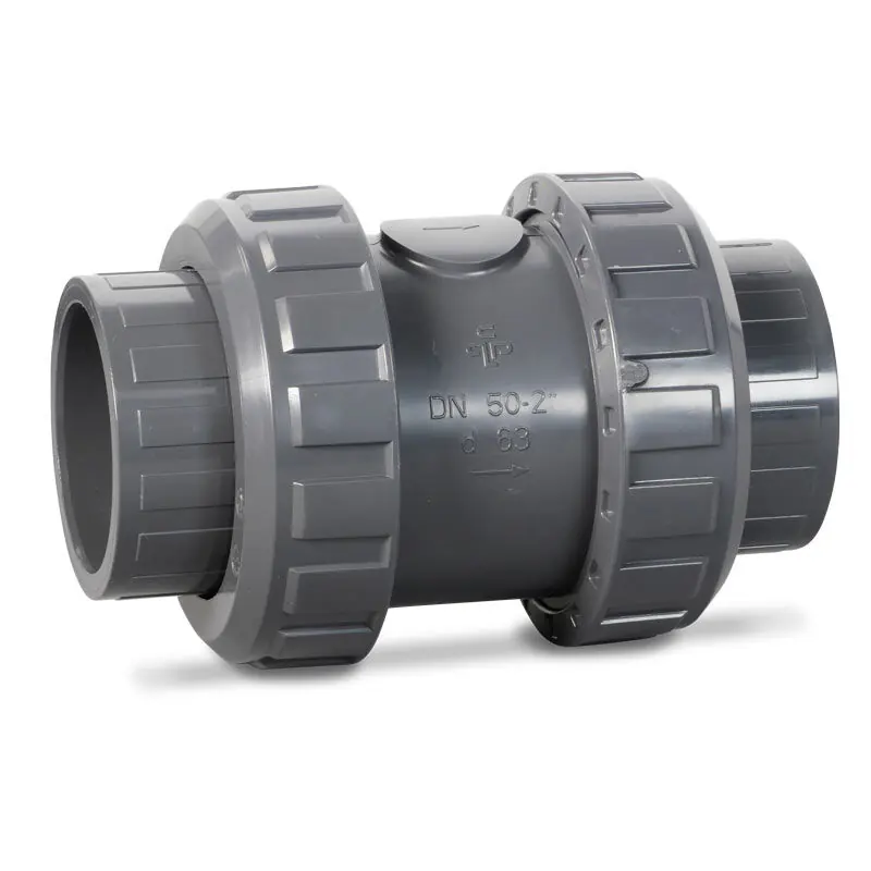 Rückschlagventil Ø d63 Klebe-Muffe, PVC grau Saisonangebot
