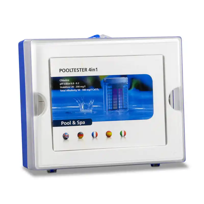 Aktuell Lovibond 4 in 1 Pooltester im transparenten Minikoffer