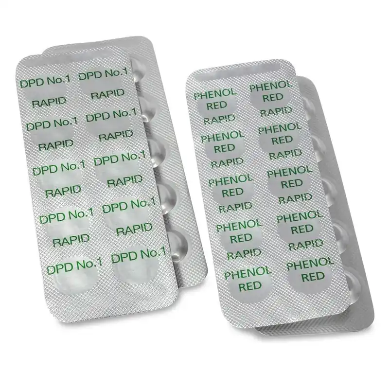 200 Tabletten Vorratspack für Pooltester Chlor/pH (20 Streifen) Expressversand