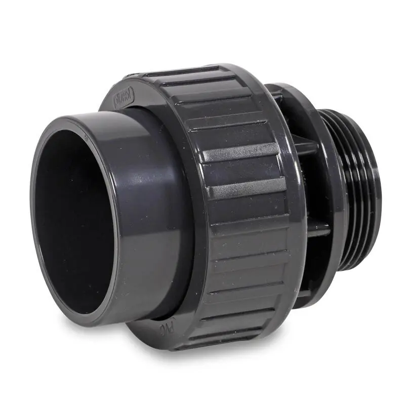 Verschraubung + O-Ring PVC-U 50 mm x 1 1/2" Klebemuffe x AG Wochenendangebot