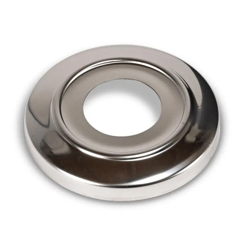 Rosetten 2 Stk. V2A für Einbauleiter Ø 43mm Geprüft