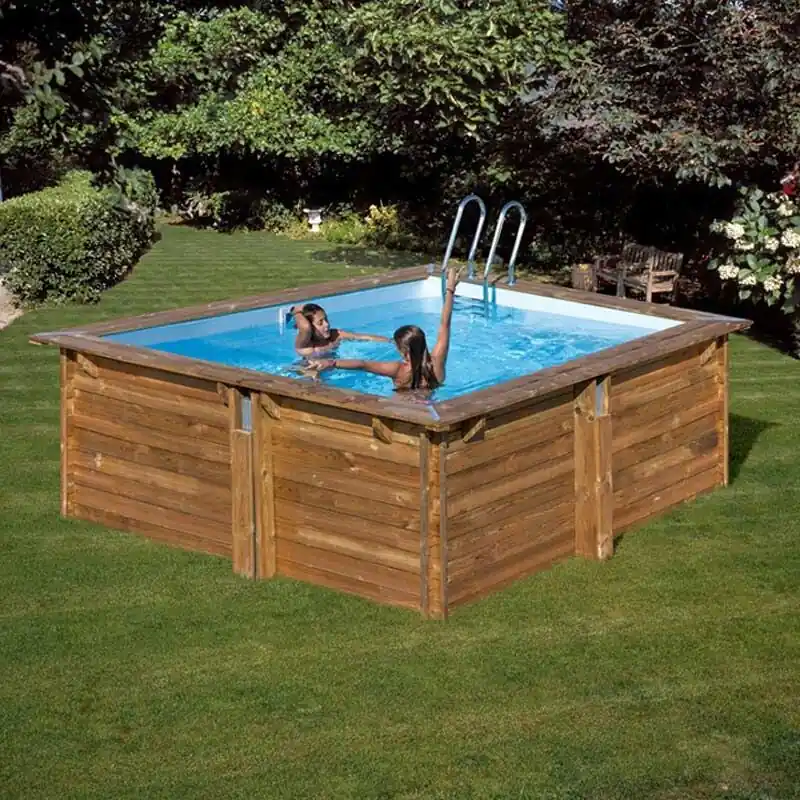 CARRA 3 Echtholzbecken quadratisch 3,05 x 3,05 x 1,19 m Zertifiziert
