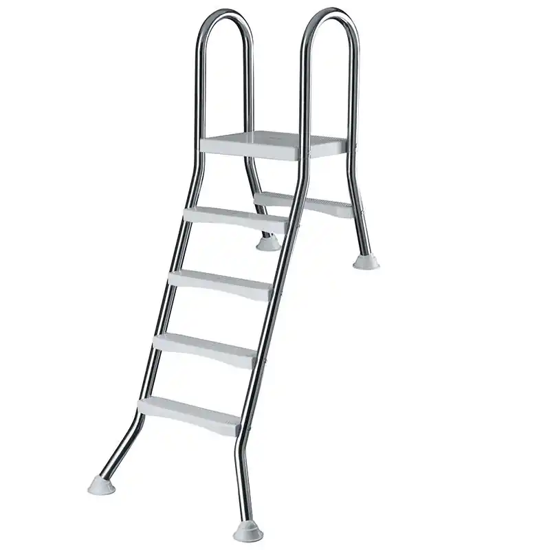 Neue Kollektion IDEAL Poolleiter 4/1-stufig für Beckenhöhe 1,20/0,40m (V2A 1.4301)