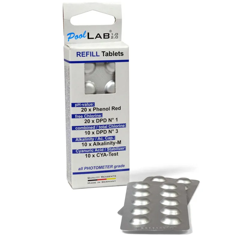 Refill Tablets für PoolLab (70 Tabl.) Beliebt
