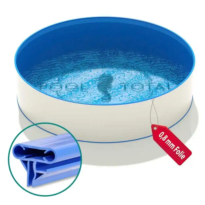Neue Ware Pool Ø 7,00 x 1,20 m Folie blau 0,8mm EB Handlauf STYLE