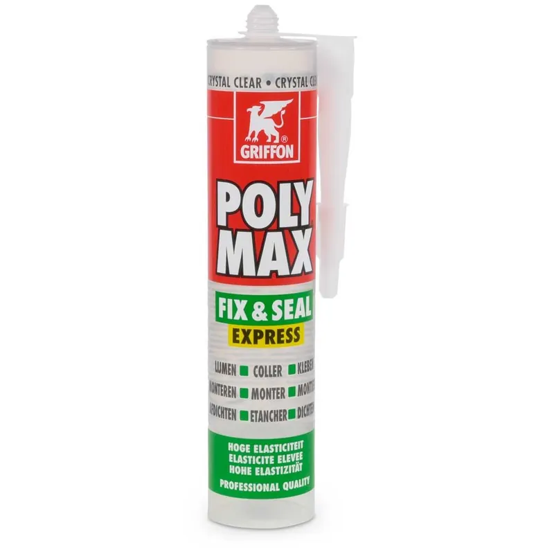 Geprüft Griffon Poly Max Fix & Seal Express kristallklar