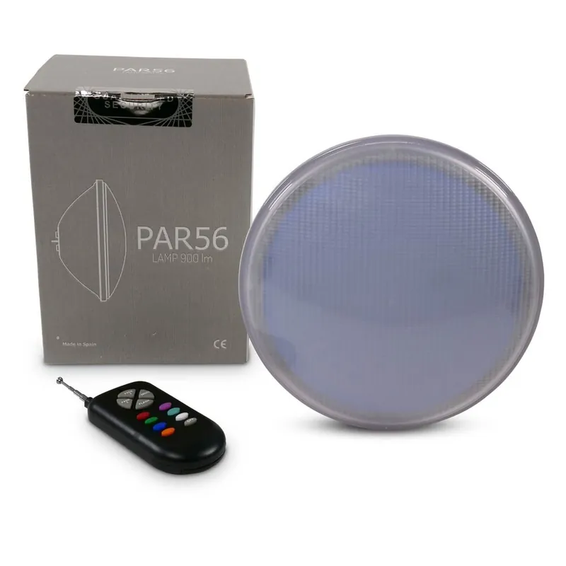 LED Ersatzlampe RGB PAR 56, 15W 900lm + Fernbedienung Abverkauf