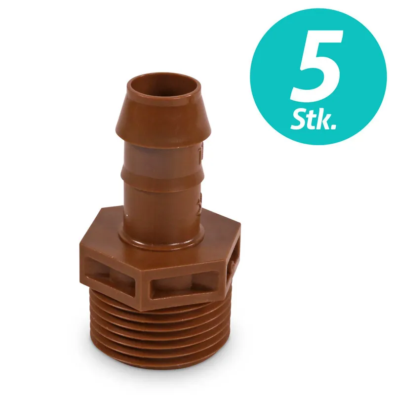 5 Stk. Rain Bird XFF Anschlussstück AG x 3/4'' Begrenztes Angebot