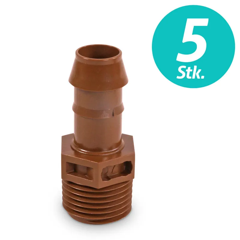 Ausverkauf 5 Stk. Rain Bird XFF Anschlussstück AG x 1/2''