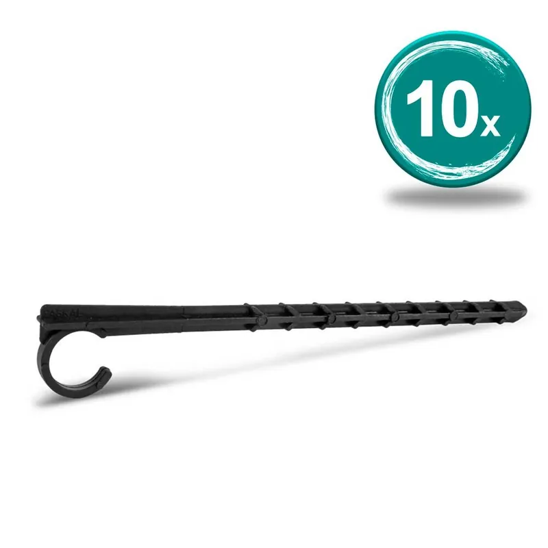 10x Erdspieß Leitungshalter für PE-Rohr 16/20 mm Letzte Chance