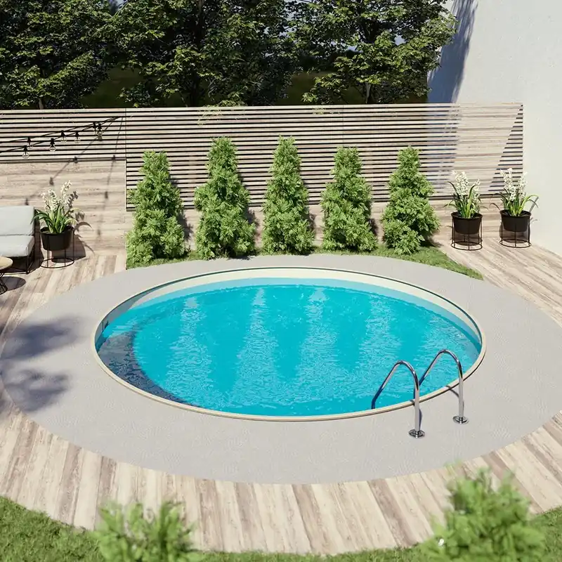 Wochenendangebot Rundpool-Set BRONZE Ø 3,00 x 1,20 m, Folie sand 0,80 mm, eingelassen