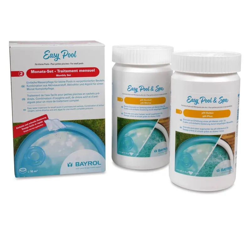 BAYROL Easy Pool & Spa Monats-Set + pH-Wert Regulierung Preis Gesenkt