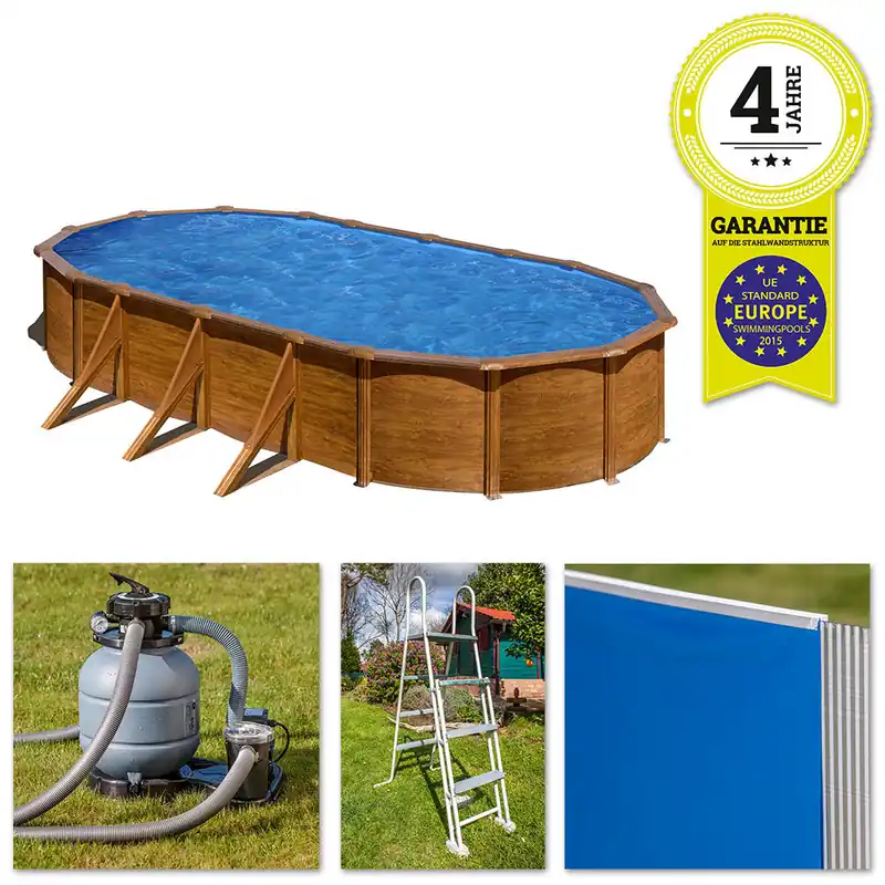 Bestpreis Gre Ovalbecken Pacific 730x375x120cm