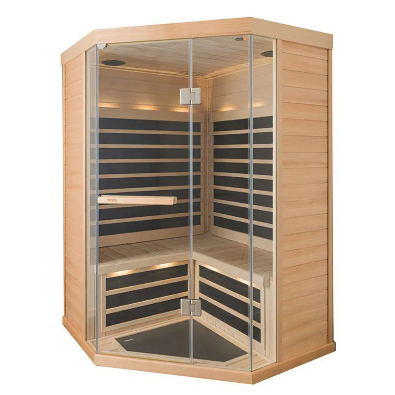 Finale Aktion Tylö Infrarotkabine Serie T-870 Eckmodell (2-3 Personen) Schwarz