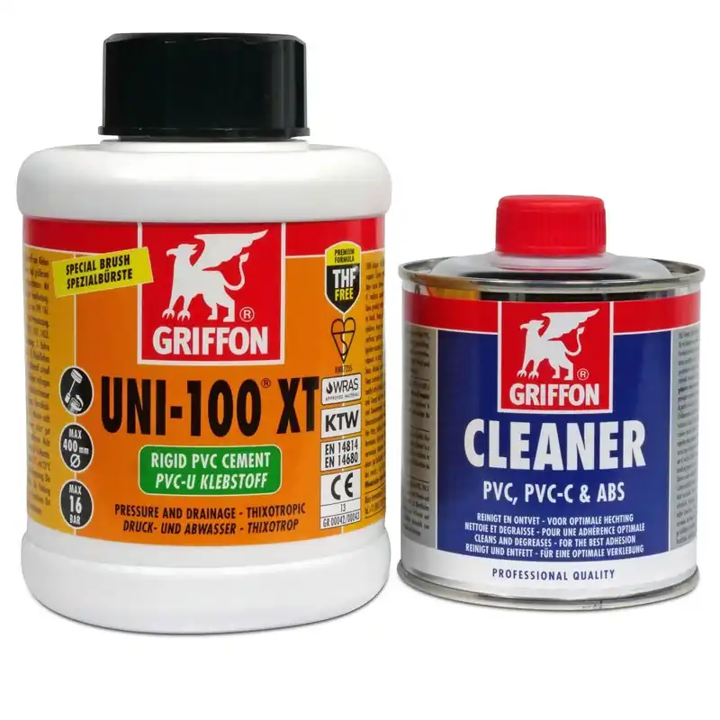 Spar-SET> Griffon Kleber Uni 100 XT 500ml + Cleaner 250ml Neu Im Sortiment