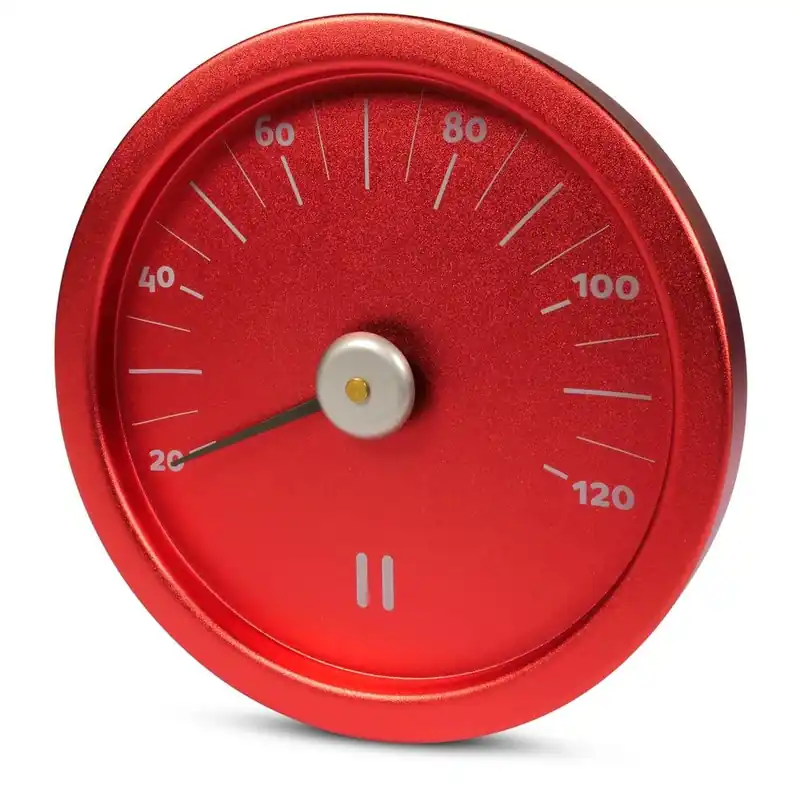 Angebot Rento Sauna Thermometer aluminium ROT