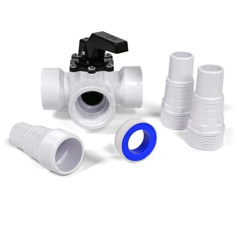 Bestpreis 3-Wege-Ventil 1 1/2" IG + 3 Schlauchtüllen