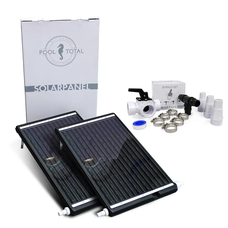 Sonderangebot Solarkollektor Exklusiv 111,5 x 66 cm bis 20 m³ + Bypass-Set