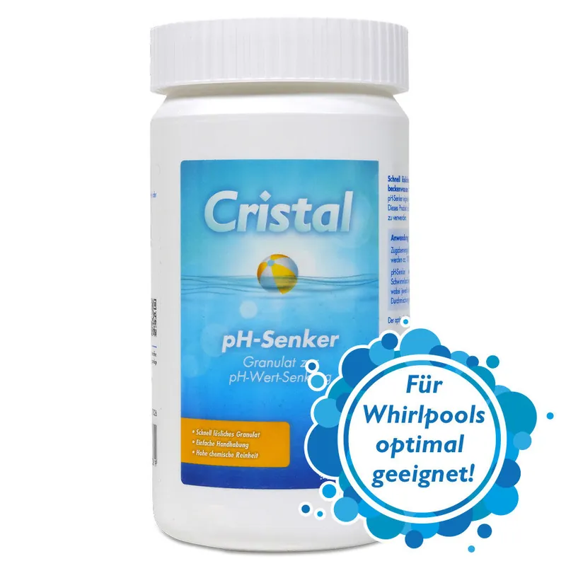 Sale CRISTAL pH-Minus Granulat 1,5 kg für Whirlpool & Spa