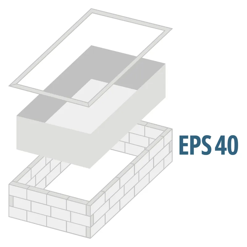 Wochenendangebot 8,00 x 4,00 x 1,50 m Rechteckpool | EPS 40