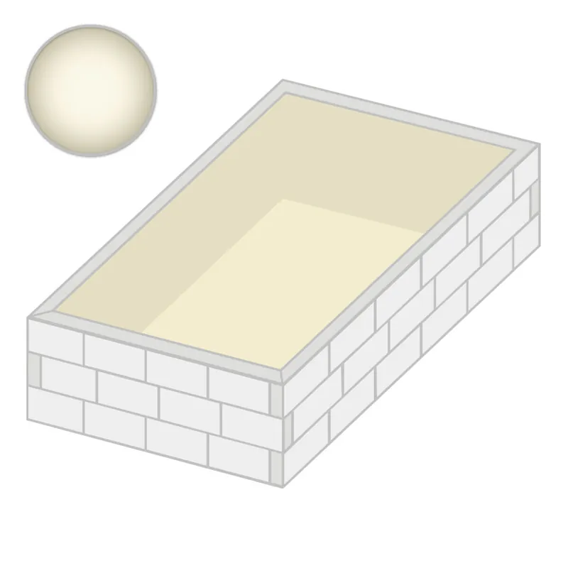 Innenhülle 8,00 x 4,00 x 1,50 m, 0,8 mm, sand Knallerangebot