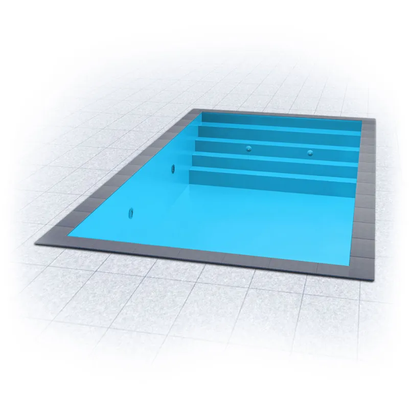 Innenhülle TRENDLINER KB Rechteckb. 700 x 350 x 150 cm | 0,8 mm | blau | für Treppe Gesamte Breite Sofort Bestellen