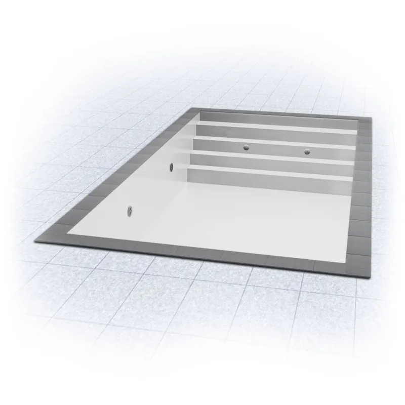 Innenhülle TRENDLINER KB Rechteckb. 600 x 300 x 150 cm | 0,8 mm | weiß | für Treppe Gesamte Breite Geprüft