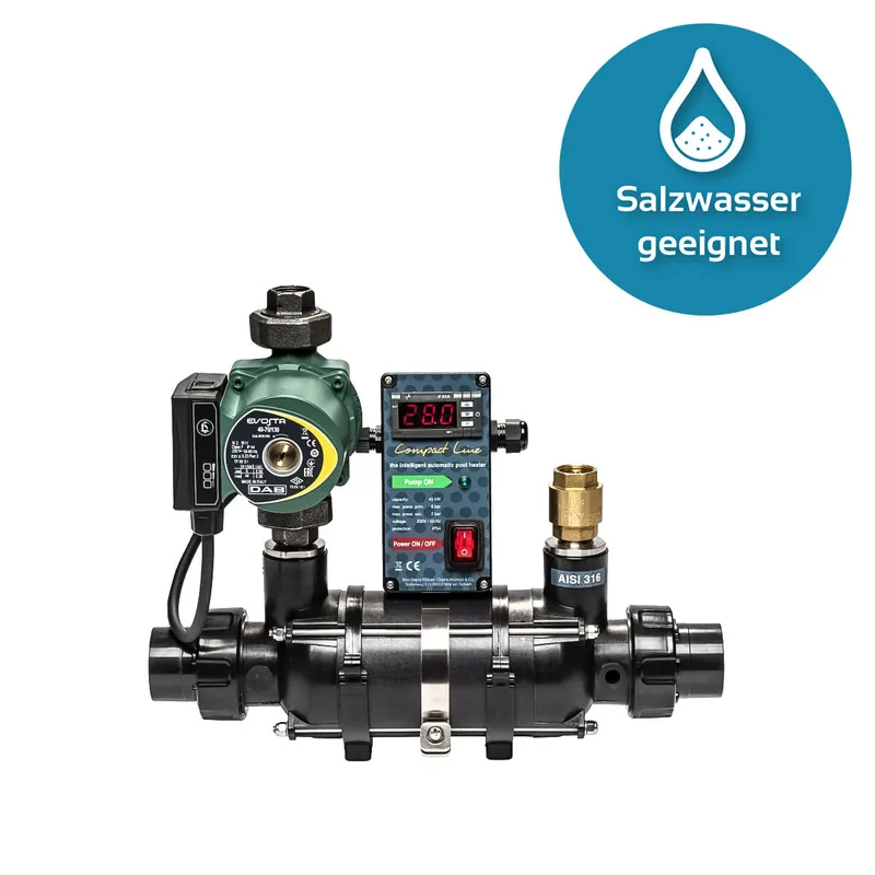 Bestseller Daprà Wärmetauscher D-KWT 45 Ti Compact Line Titan (46 kW)
