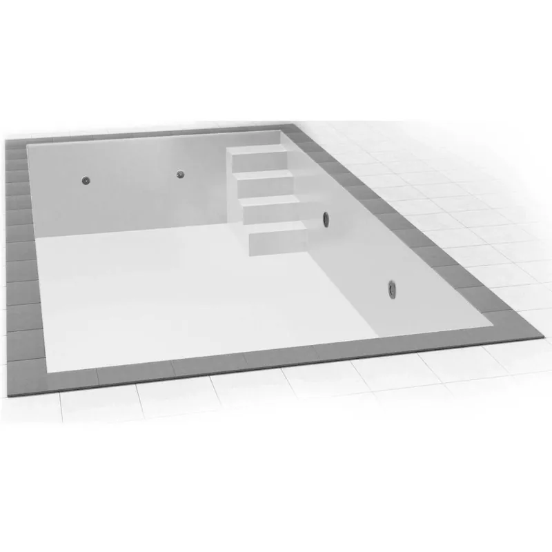 Saisonangebot Innenhülle 8.00 x 4.00 x 1.50 m 0,75 mm. weiß | Variofit rechts