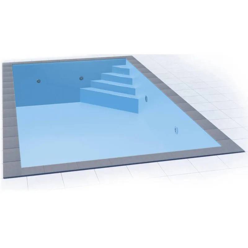Neu Im Sortiment Innenhülle 8.00 x 4.00 x 1.50 m 0,75 mm. hellblau| Oblique rechts