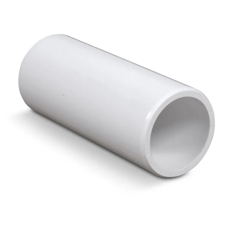Markenware Anschlußstück D50 PVC weiss 122mm