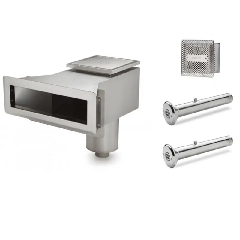 Sofort Bestellen Einbauteile-Set für Styroporpool Prestige Premium Edelstahl