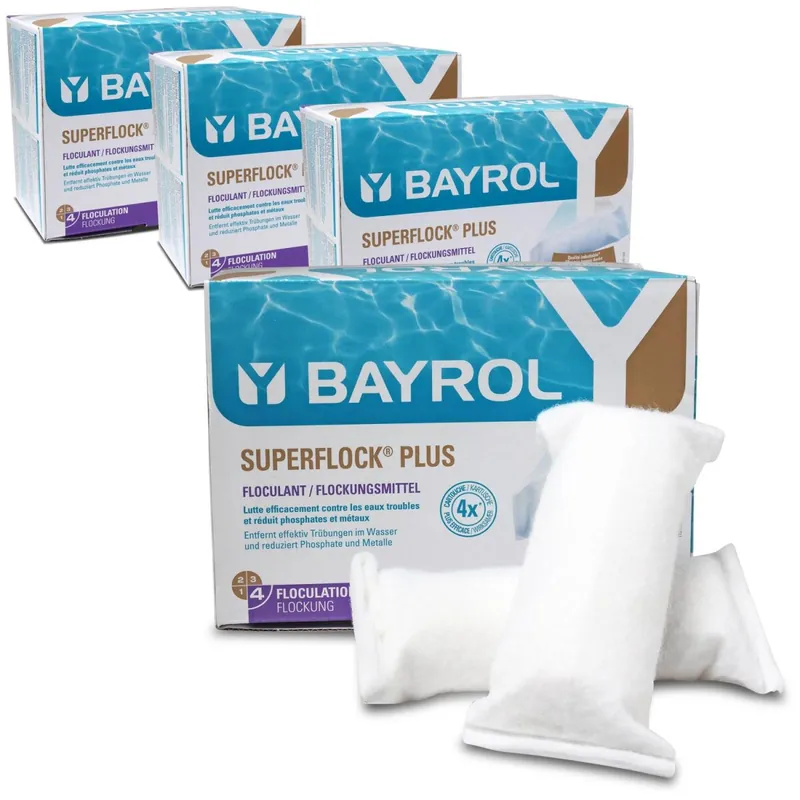 BAYROL Superflock Plus 4 kg (32 Stk.) Letzte Chance
