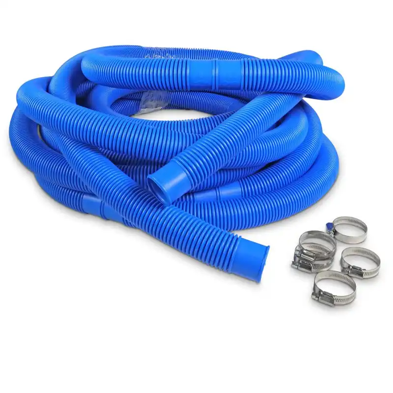 Schlauchset 18,00 m Ø 38mm + 5 Edelstahlschellen Expressversand