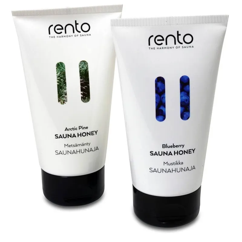 2er Set Rento Saunahonig-Creme Blueberry + Arctic Pine Schneller Versand