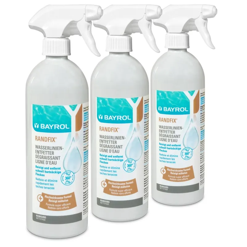 BAYROL Spar-SET Randfix Spray 3x 700ml Begrenztes Angebot