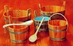 Neu Großer Fußbadebottich aus Kambala Durchmesser 50 cm Ablauf mit 275 mm Standrohr