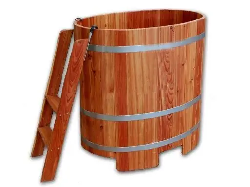 Sauna Tauchbecken Lärche 100 x 72 cm vollversiegelt Letzte Chance