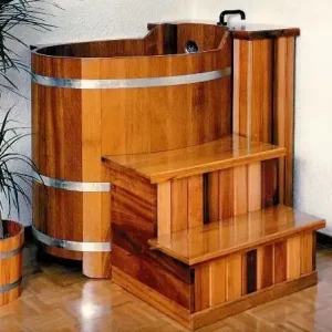 Holz-Whirlpool Kambala 1300 x 790 x 1000 mm Highlight