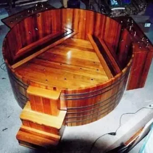 Sofort Bestellen Holz-Whirlpool Kambala Maß Ø 1120 mm
