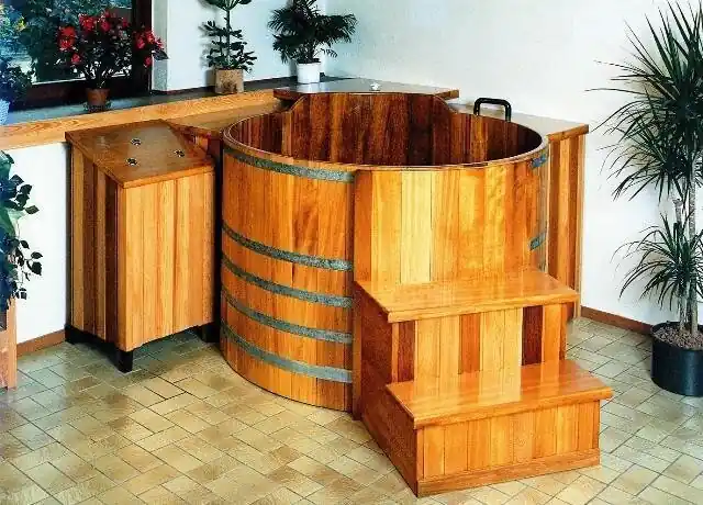 Bestpreis Holz-Whirlpool Kambala Maß Ø 1530 mm