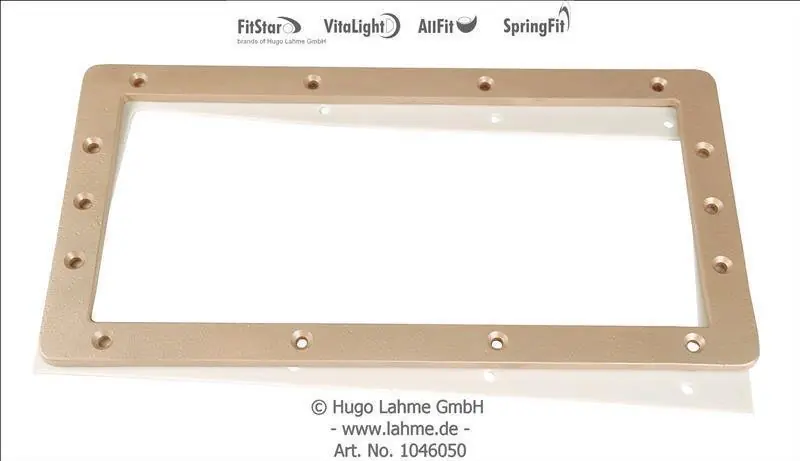 Skimmer Folienflansch für Verlängerung aus Rotguss mit Dichtung und Schrauben Billig