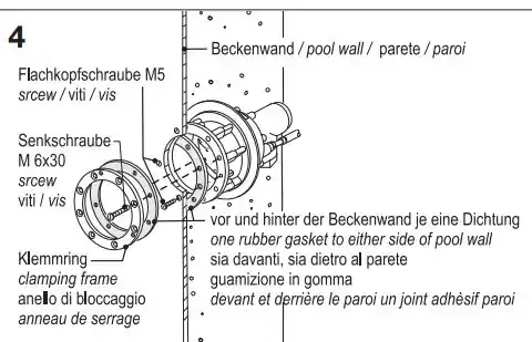 UWE Jetstream Flanschsatz zu Massageanlage LIBRA Top-Angebot