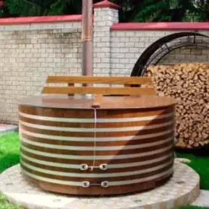 Jetzt Kaufen Badebottich mit holzbeheiztem Unterwasserofen Ø 207 cm